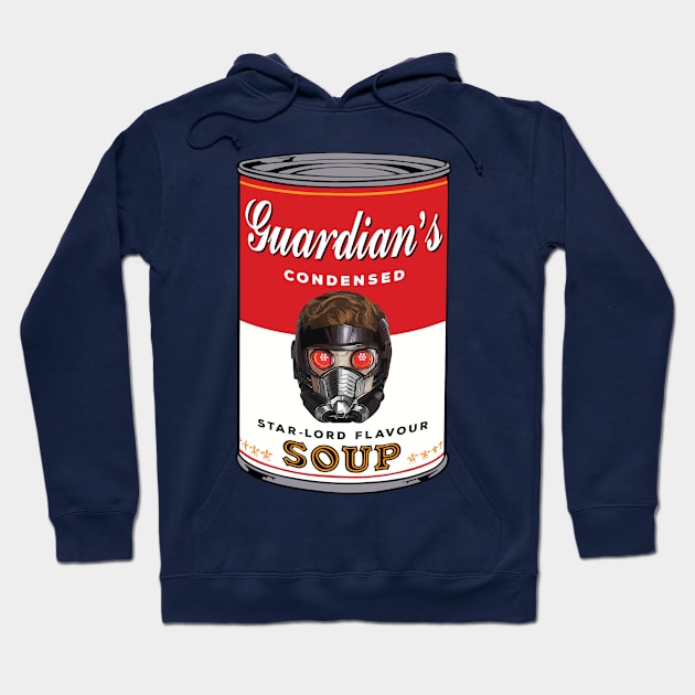 Guardians Of The Galaxy Star Lord Soup Warhol Hoodie by Rebus28